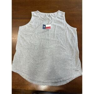 Life is Good Crusher Texas Pride Sleeveless Shirt Women XL Neutral Casual Comfy